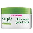 Simple Vital Vitamin Gece Kremi 50 ml