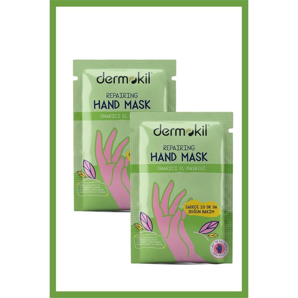 Dermokil Kuru Çatlamış ve Sertleşmiş Eller İçin Nemlendirici ve Onarıcı Maske 30 ml