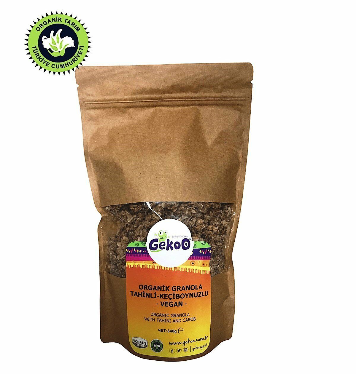 Gekoo Tahinli Keçiboynuzlu Organik Granola 340 gr