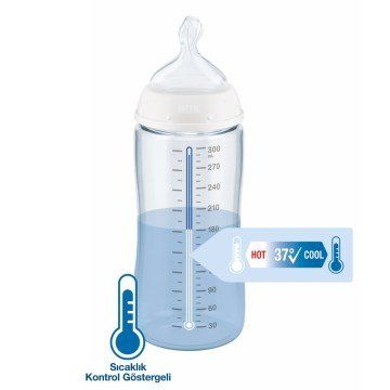 Nuk First Choice Plus Isı Göstergeli PP Biberon 300ml 6-18 Ay