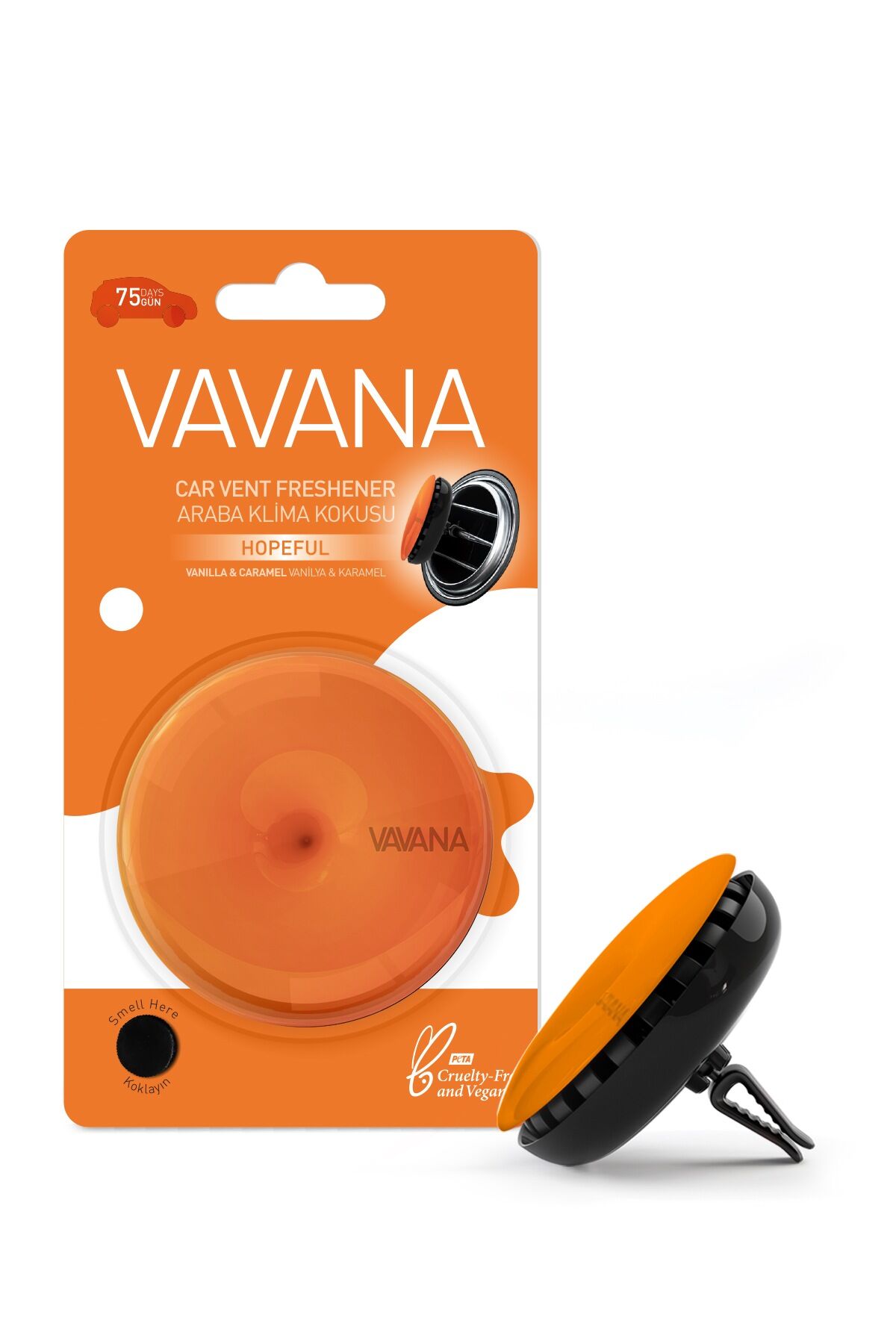 Vavana Spin Car Freshener Oto Kokusu Optimistic