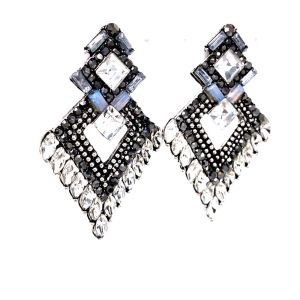 Chn-0163-2 Zara Küpe Eskitme Gümüş
