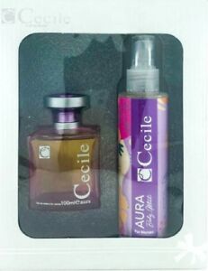 Cecile Aura Kadın Parfüm Seti - EDT 100 ml + Vücut Spreyi 150 ml