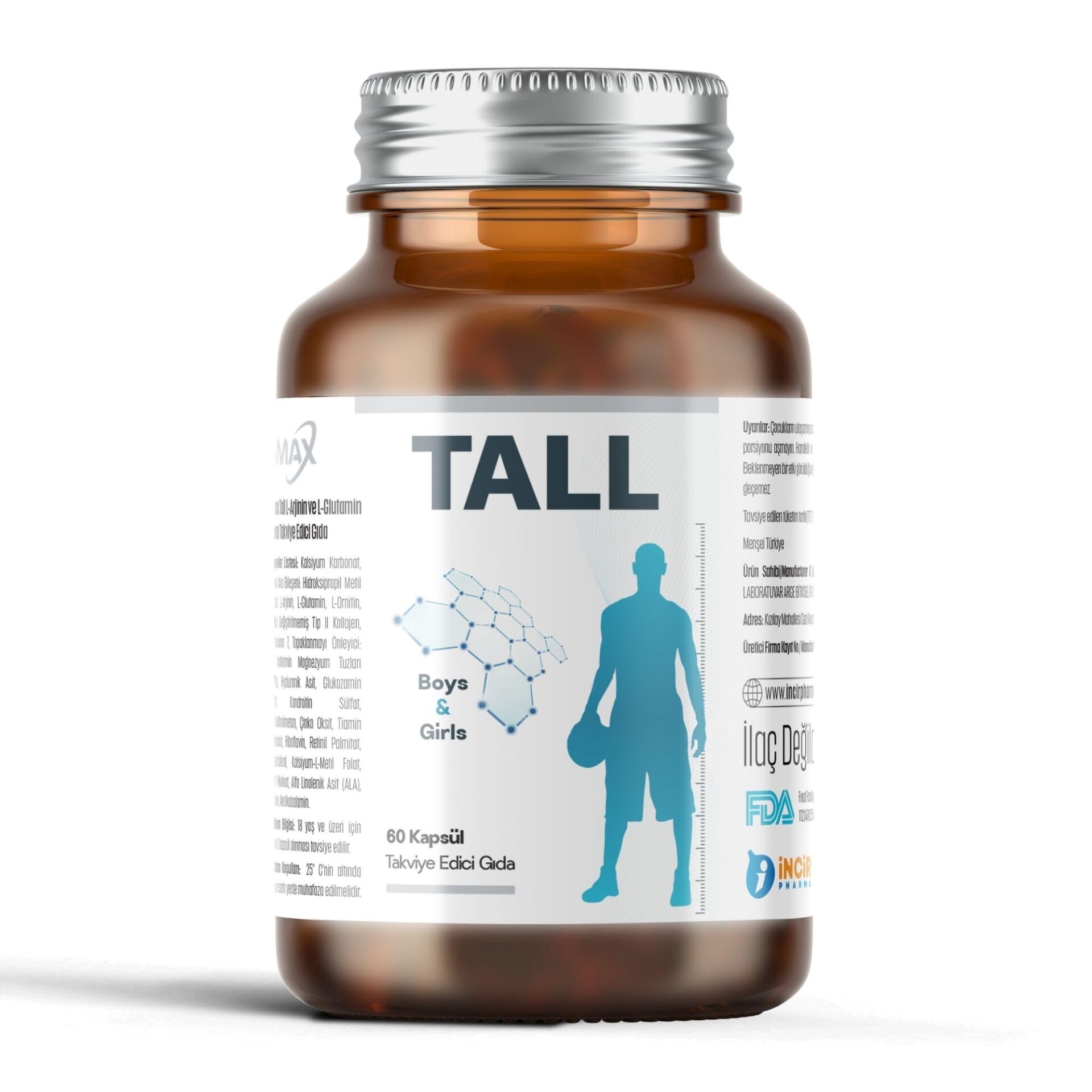 İncir Pharma İnmax Tall 60 Kapsül