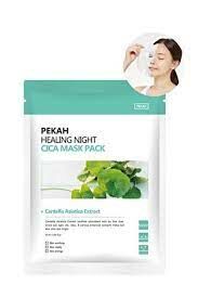 Pekah 8 Bitki Özü İçeren Yatıştırıcı Anti Aging Healing Cica Yüz Maskesi