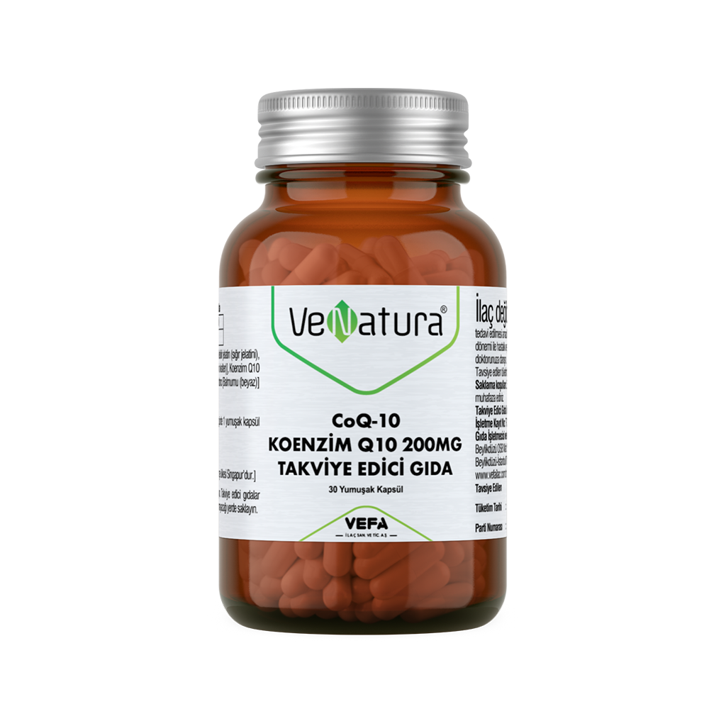 Venatura CoQ-10 Koenzim Q10 200 MG 30 Kapsül