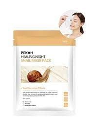 Pekah Snail Müsini İçeren Healing Snail Yüz Maskesi