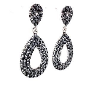 Chn-0164-8 Zara Küpe Eskitme Gümüş