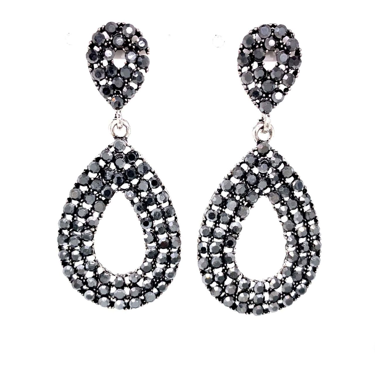 Chn-0164-8 Zara Küpe Eskitme Gümüş