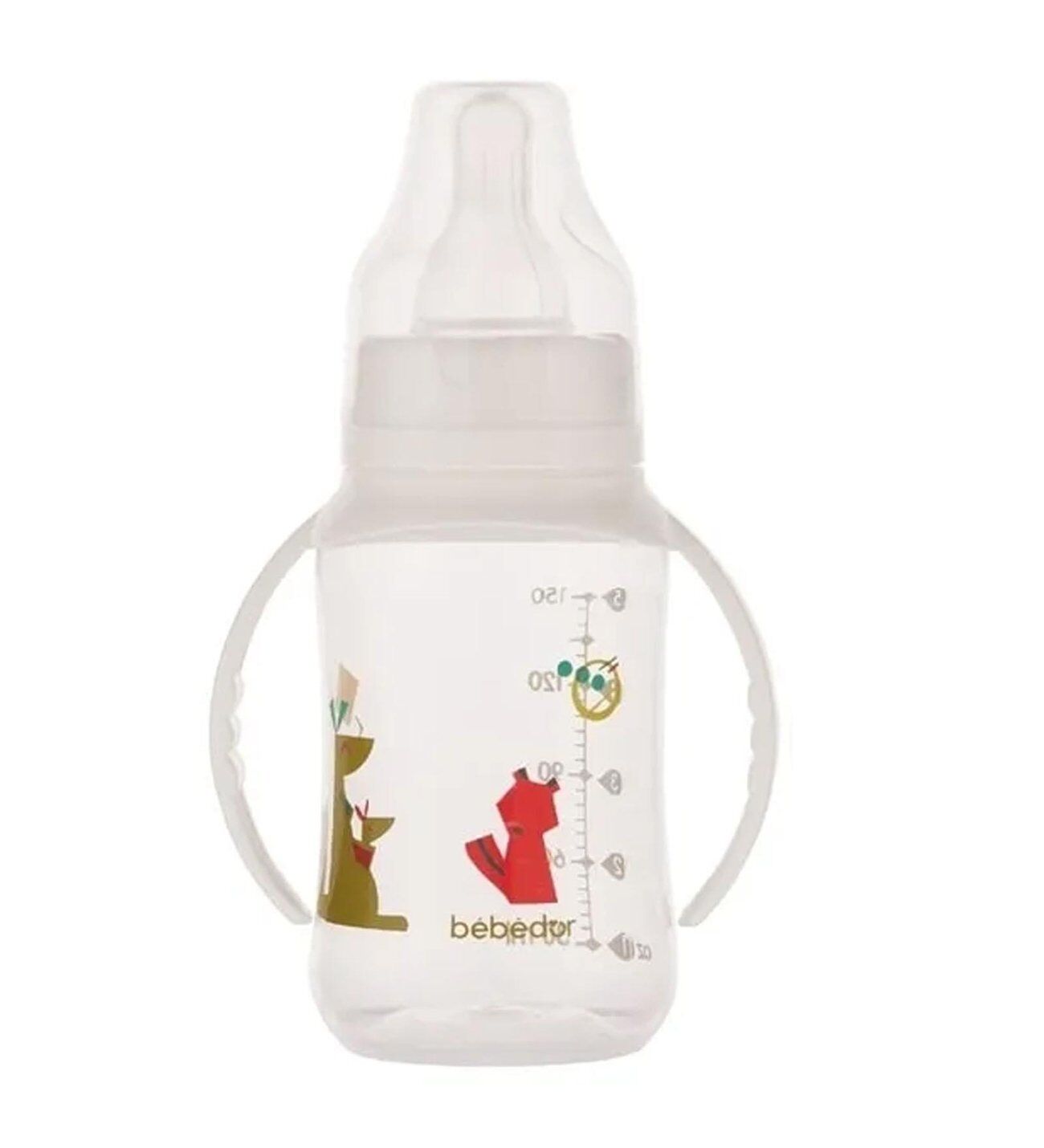 Bebedor Kulplu PP Biberon 6-18 Ay Kanguru Desenli 150 ml 76302