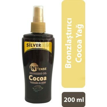 Silversun Intense Bronzlaştırıcı Yağ Vitamin E Plus 200 ml