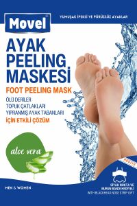 Movel Ayak Peeling Maskesi Aloe Veralı