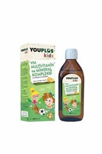 Youplus Kids Vm Multivitamin ve Mineral Kompleksi 150 ml + Suluk Hediyeli