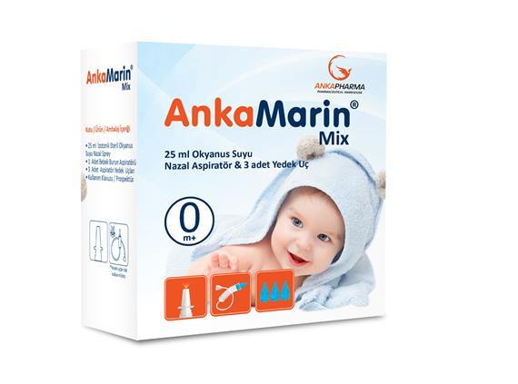 Ankamarin Nazal Aspiratör & 3 Adet Yedek Uç 25ml Okyanus Suyu