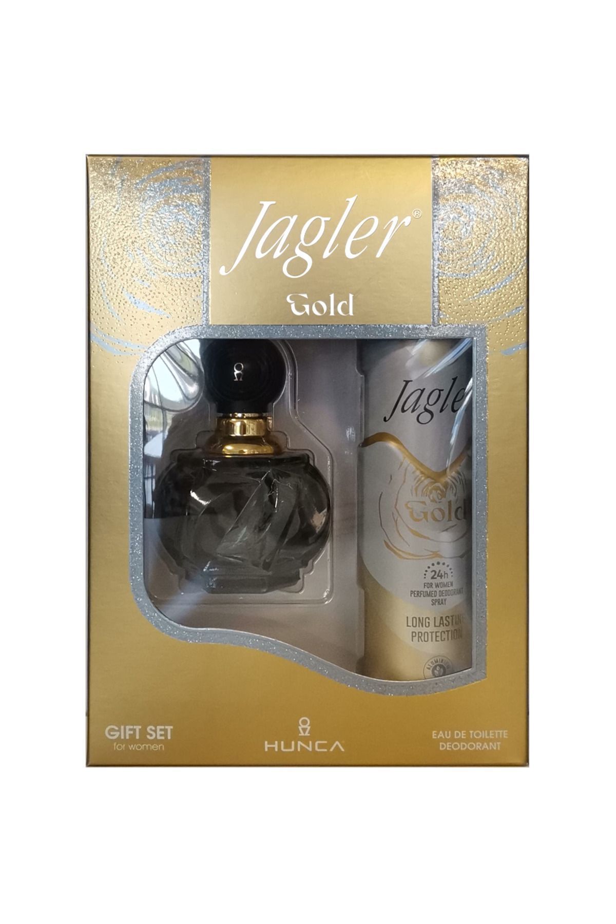 Jagler For Women Gift Set Gold Deodorant 60 ml + 150 ml