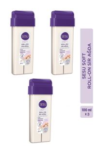 Sesu Roll-On Sir Ağda Soft 100 ml - 3 Adet