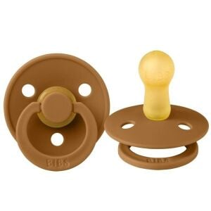 Bibs Colour Kauçuk Emzik 0-6 Ay - Caramel