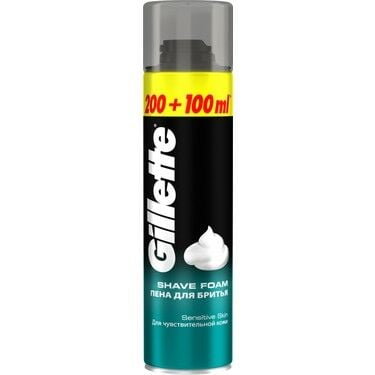 Gillette Tıraş Köpüğü Hassas Ciltler İçin 300 ml