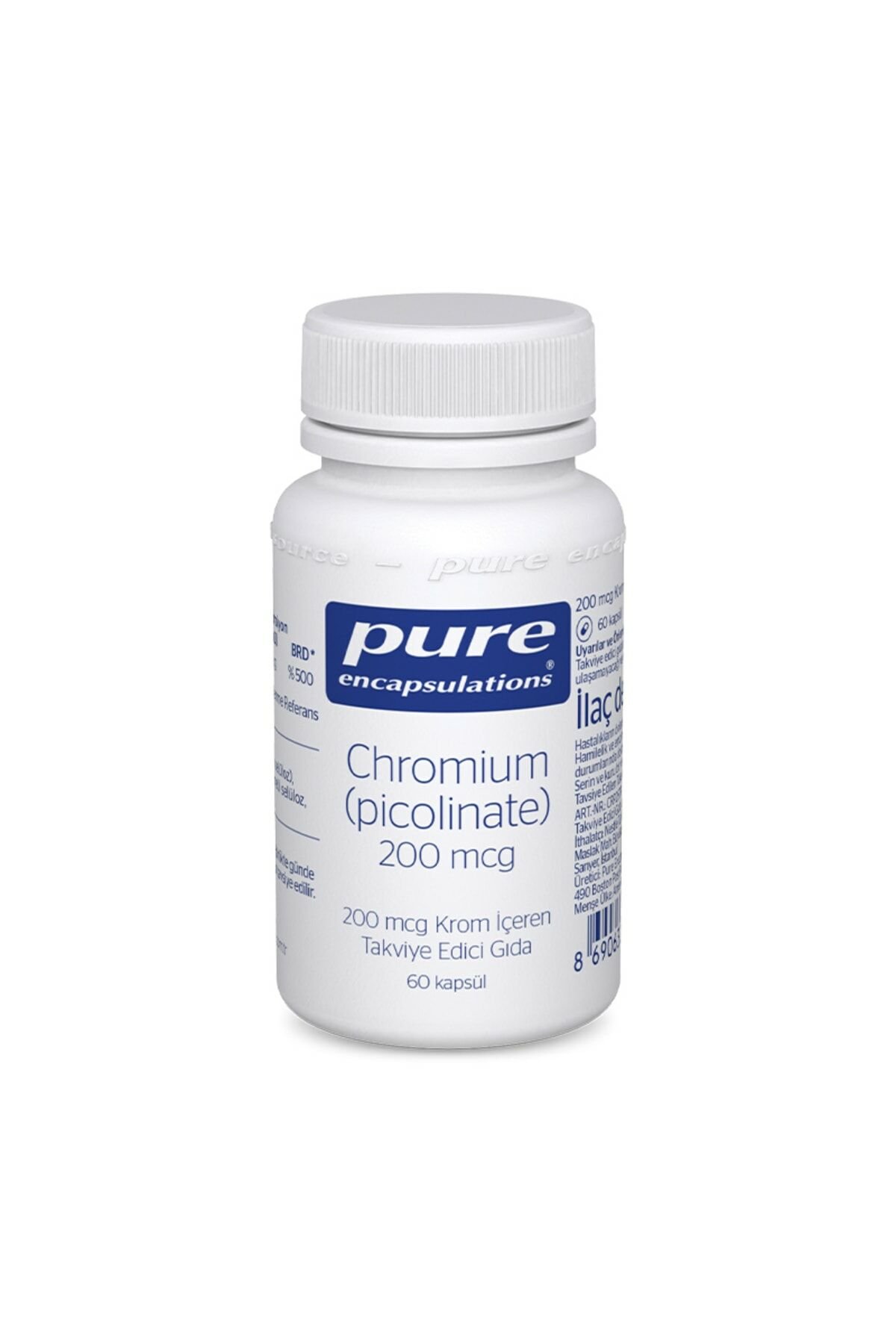 Pure Encapsulations Chromium Picolinate 200 mcg 60 Kapsül