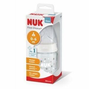Nuk First Choice Plus Cam Biberon 120ml 0-6 Ay