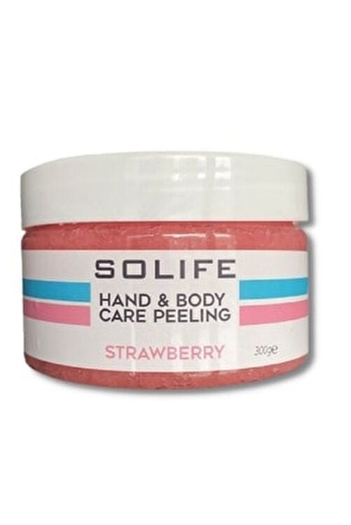 Solife Strawberry Scrub Çilekli El ve Vücut Peeling 300 gr