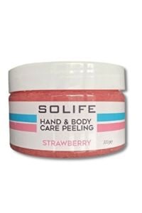 Solife Strawberry Scrub Çilekli El ve Vücut Peeling 300 gr