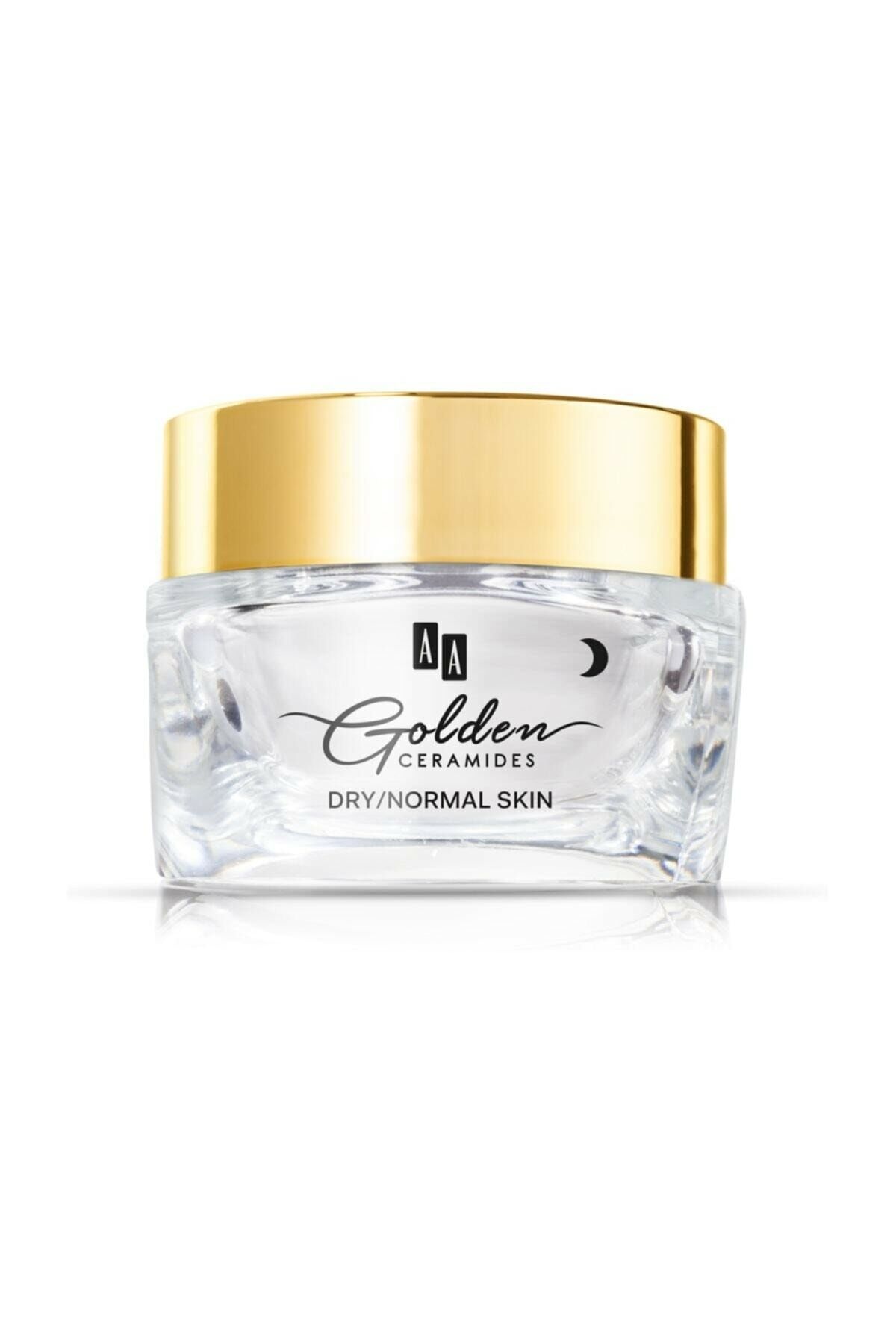 AA Cosmetics Golden Ceramides Kuru ve Normal Ciltler İçin Yenileyici Gece Kremi Kavanoz 50 ml