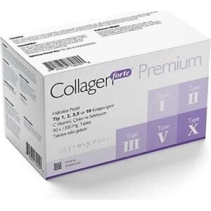 Collagen Forte Premium 1500 mg 90 Tablet - 10 Adet