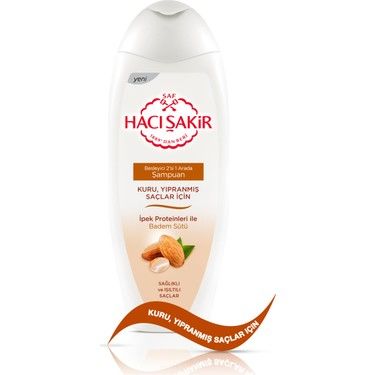 Hacı Şakir Kuru Yıpranmış Saçlar İçin Badem Şampuan 500 ml