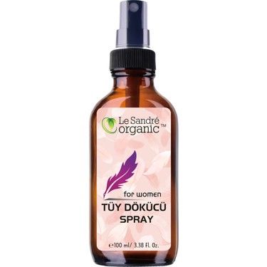 Le Sandre Organics Kadınlara Özel Cam Şişe Tüy Dökücü Sprey 100 ml