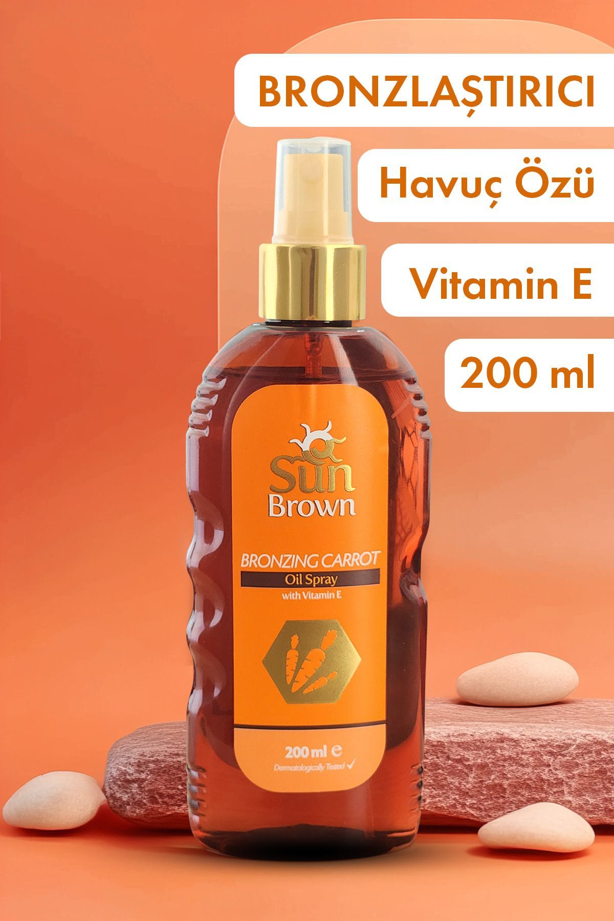 Sunenissen 0 Faktör Bronzlaştırıcı Havuç Yağı 200 ml
