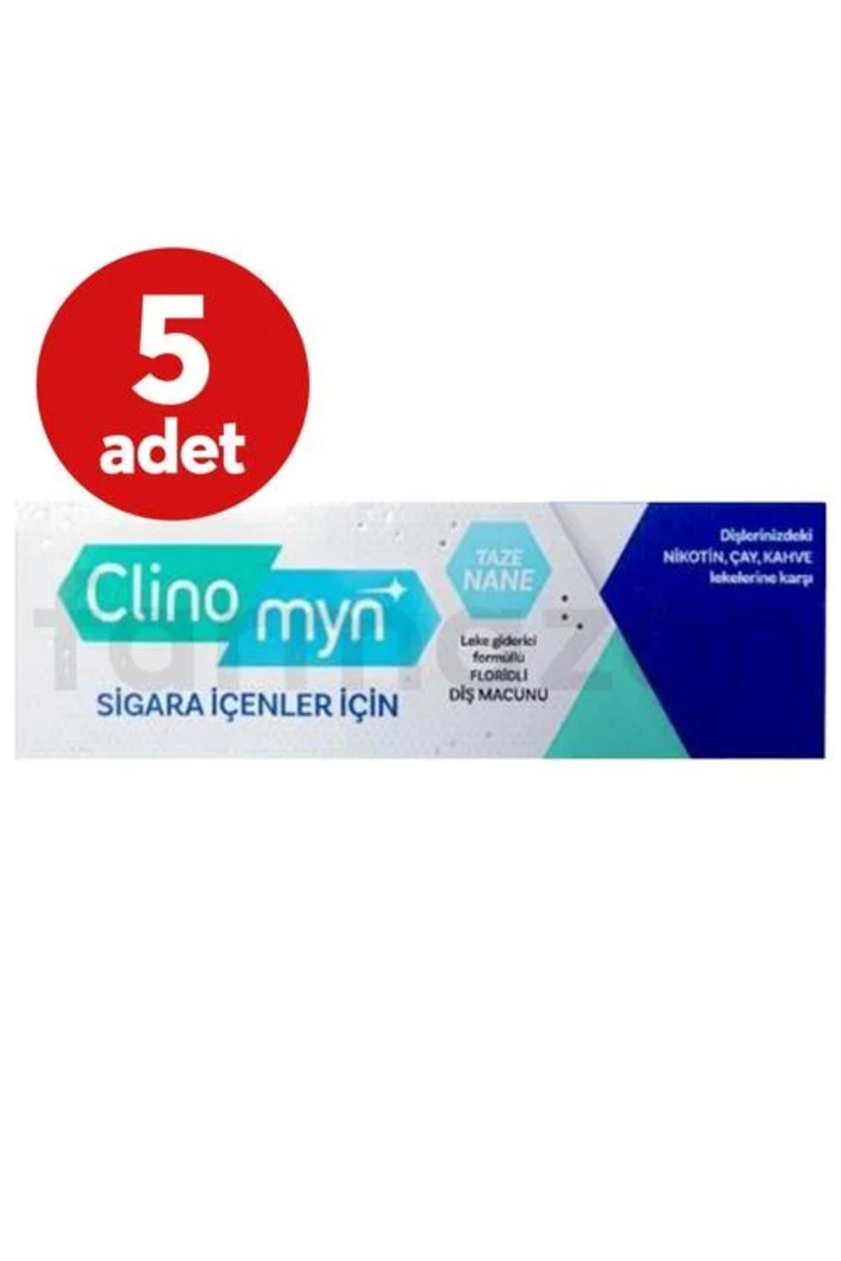 Clinomyn Diş Macun 75 ml Smokers - 5 Adet