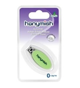 Hanymish 900 Korumalı Bebek Tırnak Makası - Yeşil