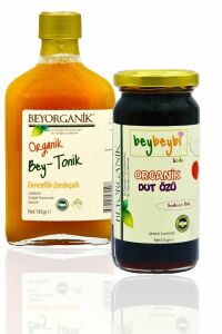 Beyorganik Organik Bey Tonik 185 gr + Organik Dut Özü %100 Dut Soğuk Sıkım 315 ml 2'li Set