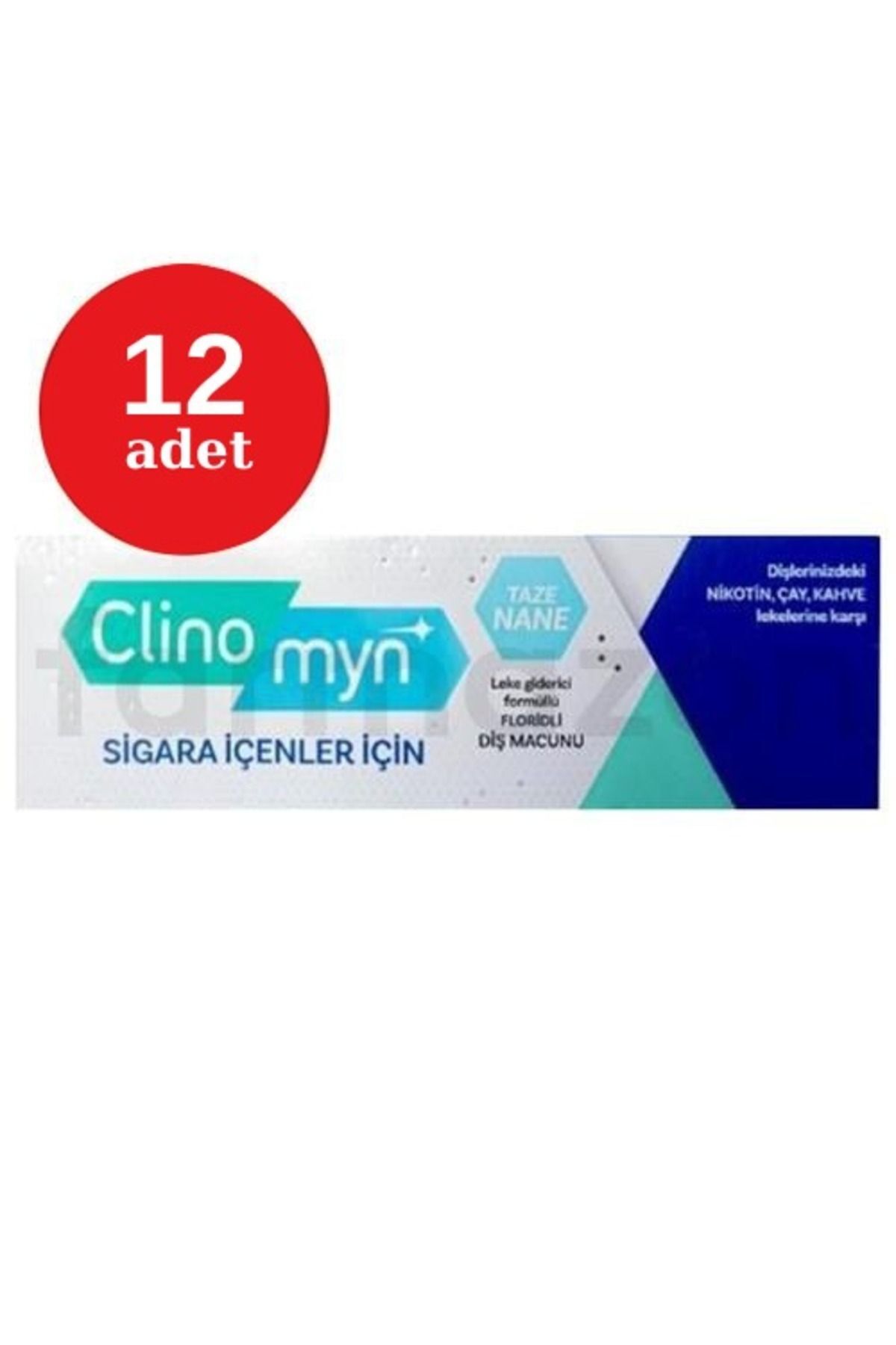 Clinomyn Diş Macun 75 ml Smokers - 12 Adet