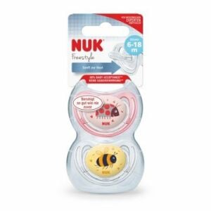 Nuk Free Style Silikon Emzik 6-18 Ay 2'li