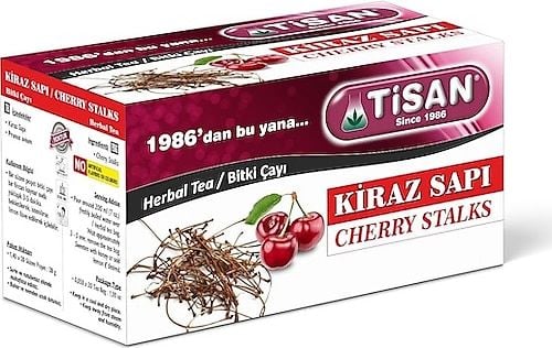 Tisan Kiraz Saplı Bitki Çayı 20'li