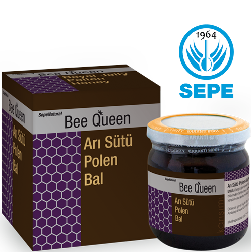 Bee Queen Arı Sütü Polen Bal Karışımı 230 gr