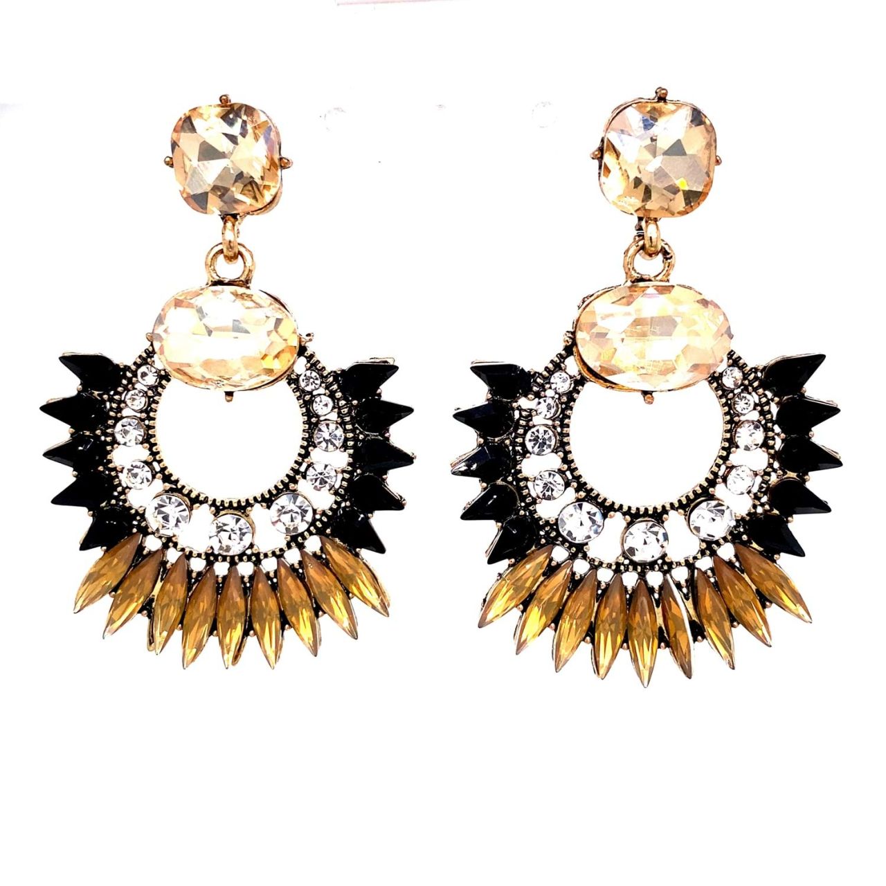 Chn-0163-4 Zara Küpe Eskitme Gold