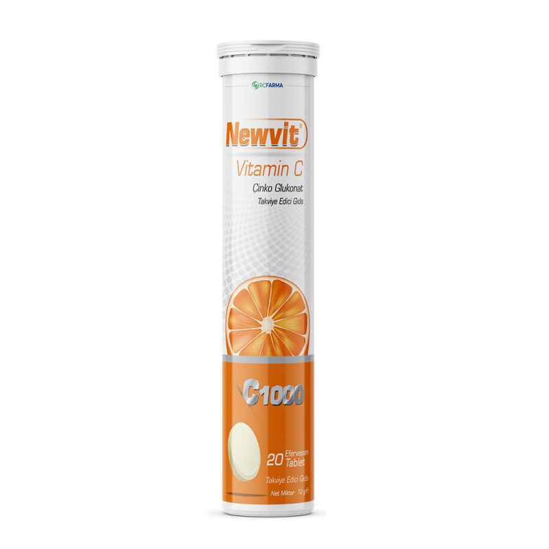 NEWVIT VITAMIN C CINKO EFERVESAN