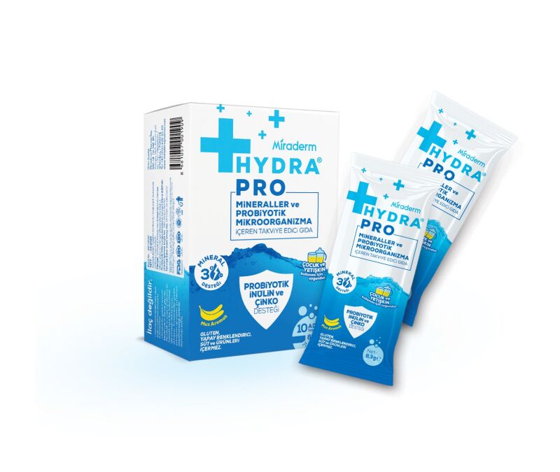 Miraderm Hydra Pro Minareller ve Probiyotik Mikroorganizma Saşe 10'lu