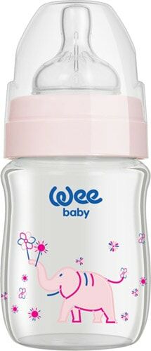 Wee Baby 139 Cam Biberon Isıya Dayanıklı 120 ml - Pembe