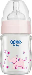 Wee Baby 139 Cam Biberon Isıya Dayanıklı 120 ml - Pembe