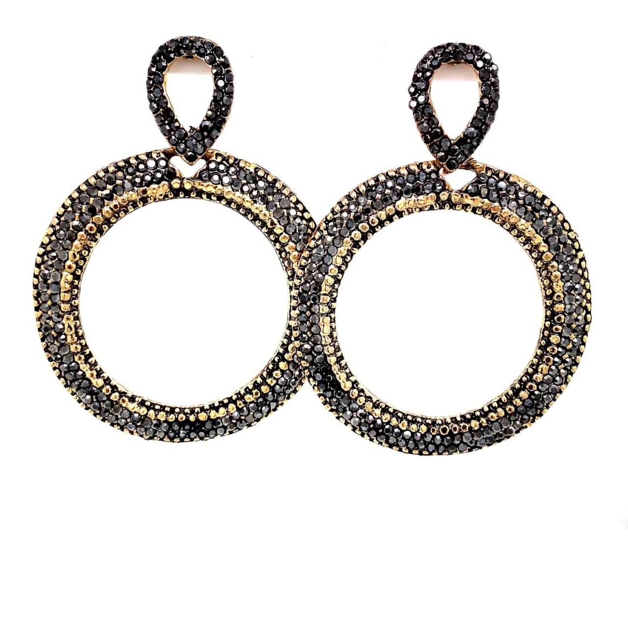 Chn-0164-2 Zara Küpe Eskitme Gold