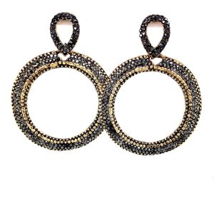 Chn-0164-2 Zara Küpe Eskitme Gold