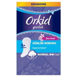 Orkid Günlük Koruma Fresh Normal Hijyenik Kadın Pedi 40'lı