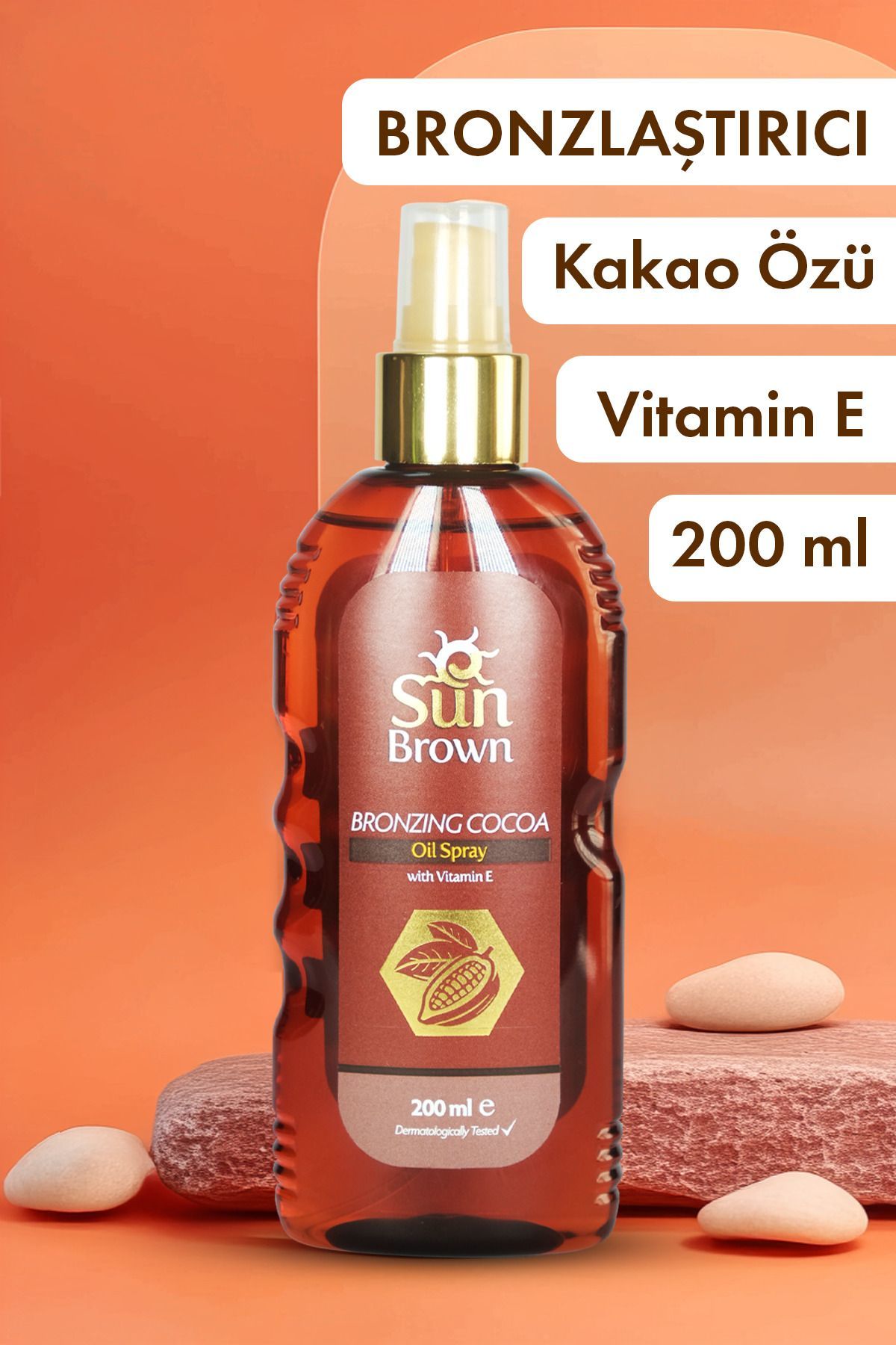 Qoox Sun Protect Bronzlaştırıcı Kakao Yağı Sprey SPF15 200 ml