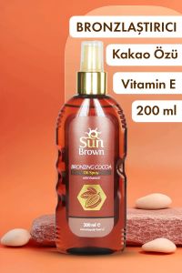 Qoox Sun Protect Bronzlaştırıcı Kakao Yağı Sprey SPF15 200 ml