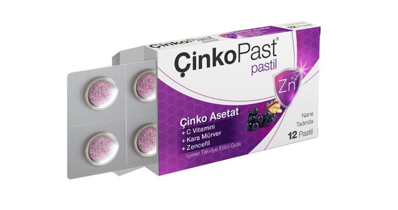 Cınkopast Nane+Zenc +K Murver 12 Pastıl