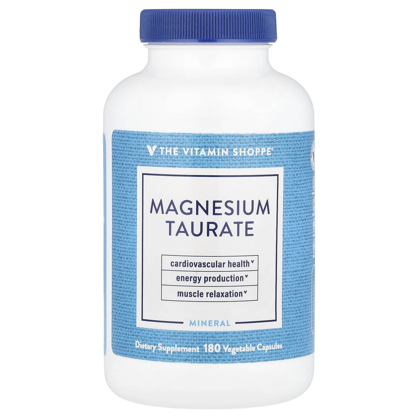 The Vitamin Shoppe Magnesium Taurate 180 Kapsül